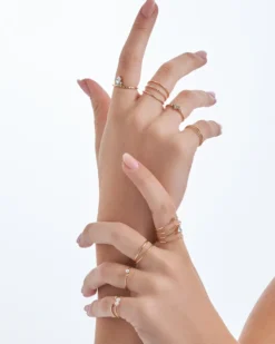 Bijou Brigitte Ring-Sets|Ringe Gold>Ring-Set - en Stacking gold