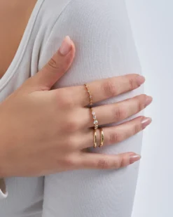 Bijou Brigitte Basics|Ringe Mit Steinen>Ring-Set - en Vision gold