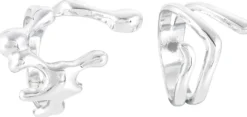 Bijou Brigitte Ring-Sets>Ring-Set - Liquid Shine silber