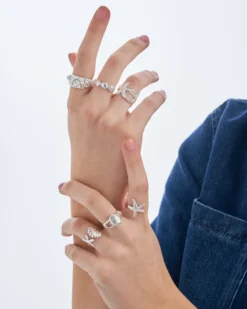 Bijou Brigitte Ring-Sets|Maritimer Schmuck>Ring-Set - Maritim Shine silber