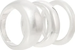 Bijou Brigitte Basics|Ring-Sets>Ring-Set - Matt Silver silber