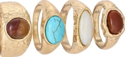 Bijou Brigitte Ring-Sets|Ringe Gold>Ring-Set - Mystic Nature gold