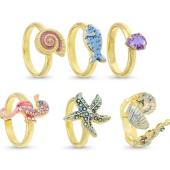Bijou Brigitte Ring-Sets|Ringe Gold>Ring-Set - Ocean Treasure gold