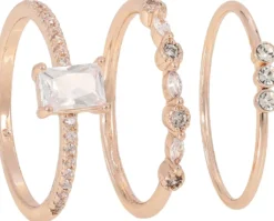 Bijou Brigitte Basics|Ring-Sets>Ring-Set - Romantic Classics roségold