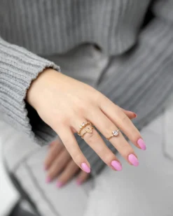 Bijou Brigitte Ring-Sets|Ringe Gold>Ring-Set - Royal Zirkonia gold