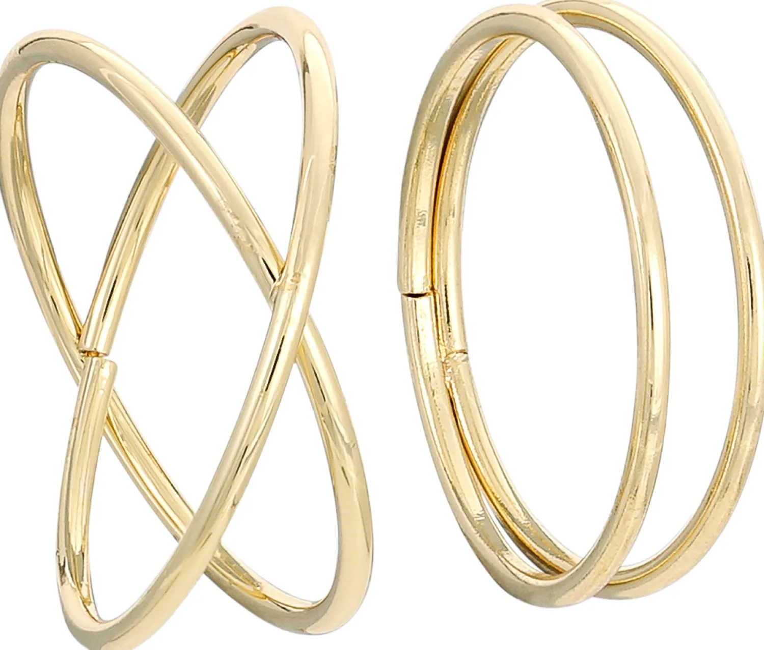 Bijou Brigitte Ring-Sets|Ringe Gold>Ring-Set - Shiny gold
