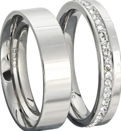 Bijou Brigitte Edelstahlringe|Ring-Sets>Ring-Set - Silver Beauty silber