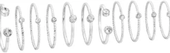 Bijou Brigitte Ring-Sets|Ringe Mit Steinen>Ring-Set - Silver Glam silber