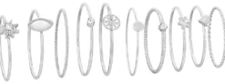 Bijou Brigitte Ring-Sets|Ringe Mit Steinen>Ring-Set - Silver Vintage silber