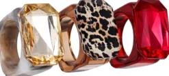 Bijou Brigitte Ring-Sets|Statement-Ringe>Ring-Set - Statement Stones mehrfarbig