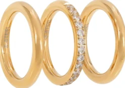 Bijou Brigitte Edelstahlringe|Edelstahlschmuck In Gold>Ring-Set - Steel Classic gold