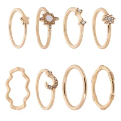 Bijou Brigitte Ring-Sets|Ringe Gold>Ring-Set - Stellar Mix gold