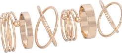 Bijou Brigitte Ring-Sets|Ringe Gold>Ring-Set - Sweet en Graphics gold