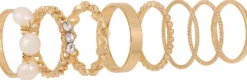 Bijou Brigitte Ring-Sets|Ringe Gold>Ring-Set - Sweet Pearl gold