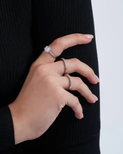 Bijou Brigitte Basics|Ring-Sets>Ring-Set - Timeless Band silber