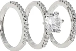 Bijou Brigitte Basics|Ring-Sets>Ring-Set - Timeless Band silber