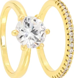 Bijou Brigitte Antragsringe|Ringe Mit Steinen>Ring-Set - Timeless gold