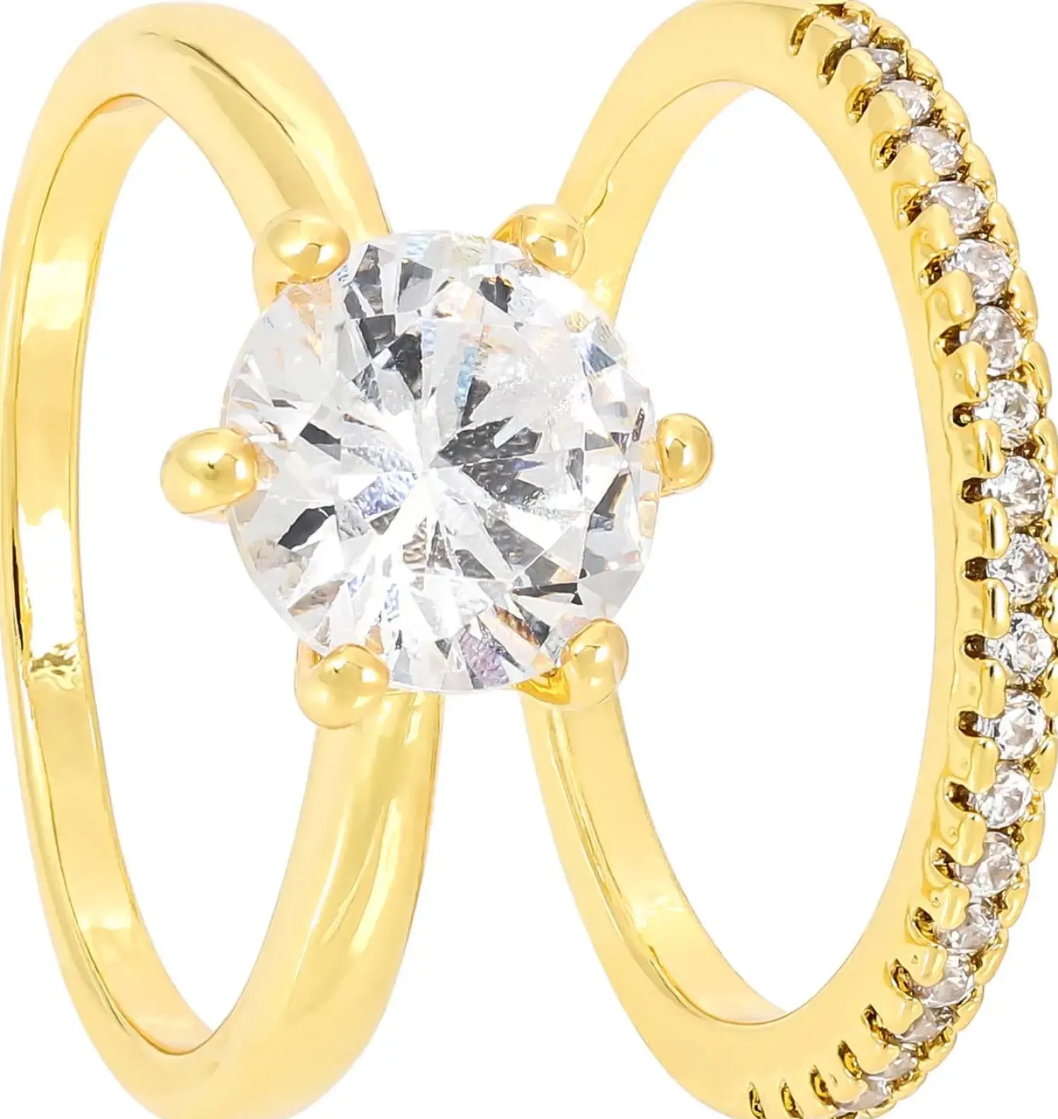 Bijou Brigitte Antragsringe|Ringe Mit Steinen>Ring-Set - Timeless gold