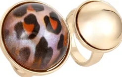 Bijou Brigitte Ring-Sets|Ringe Gold>Ring-Set - Wild Gold braun, gold