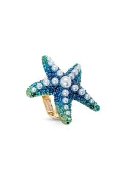 Bijou Brigitte Statement-Ringe|Ringe Gold>Ring - Shimmering Reef gold, grün, blau