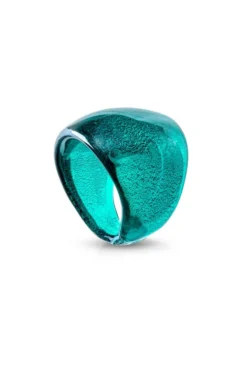 Bijou Brigitte Statement-Ringe>Ring - Shimmering Turquoise grün