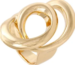 Bijou Brigitte Statement-Ringe|Ringe Gold>Ring - Shiny Knot gold