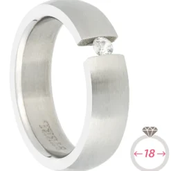 Bijou Brigitte Edelstahlringe|Antragsringe>Ring - Significant 18 silber