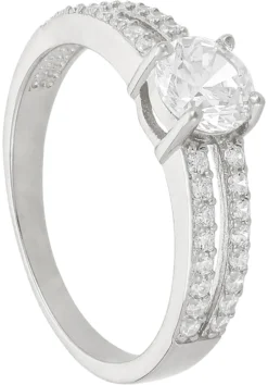 Bijou Brigitte Antragsringe|Silver Crystals>Ring - Silver Beauty silber