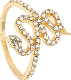 Bijou Brigitte Ringe Gold>Ring - Sparkling Snake gold