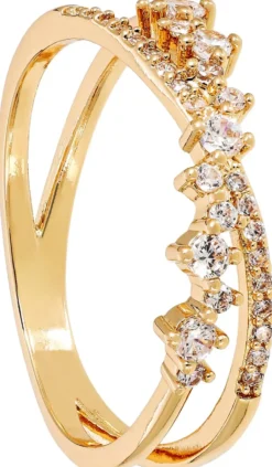 Bijou Brigitte Ringe Gold>Ring - Sparkling Time gold