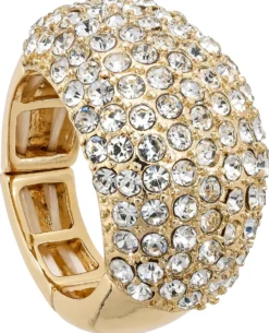 Bijou Brigitte Ringe Gold>Ring - Sparkly Dome gold