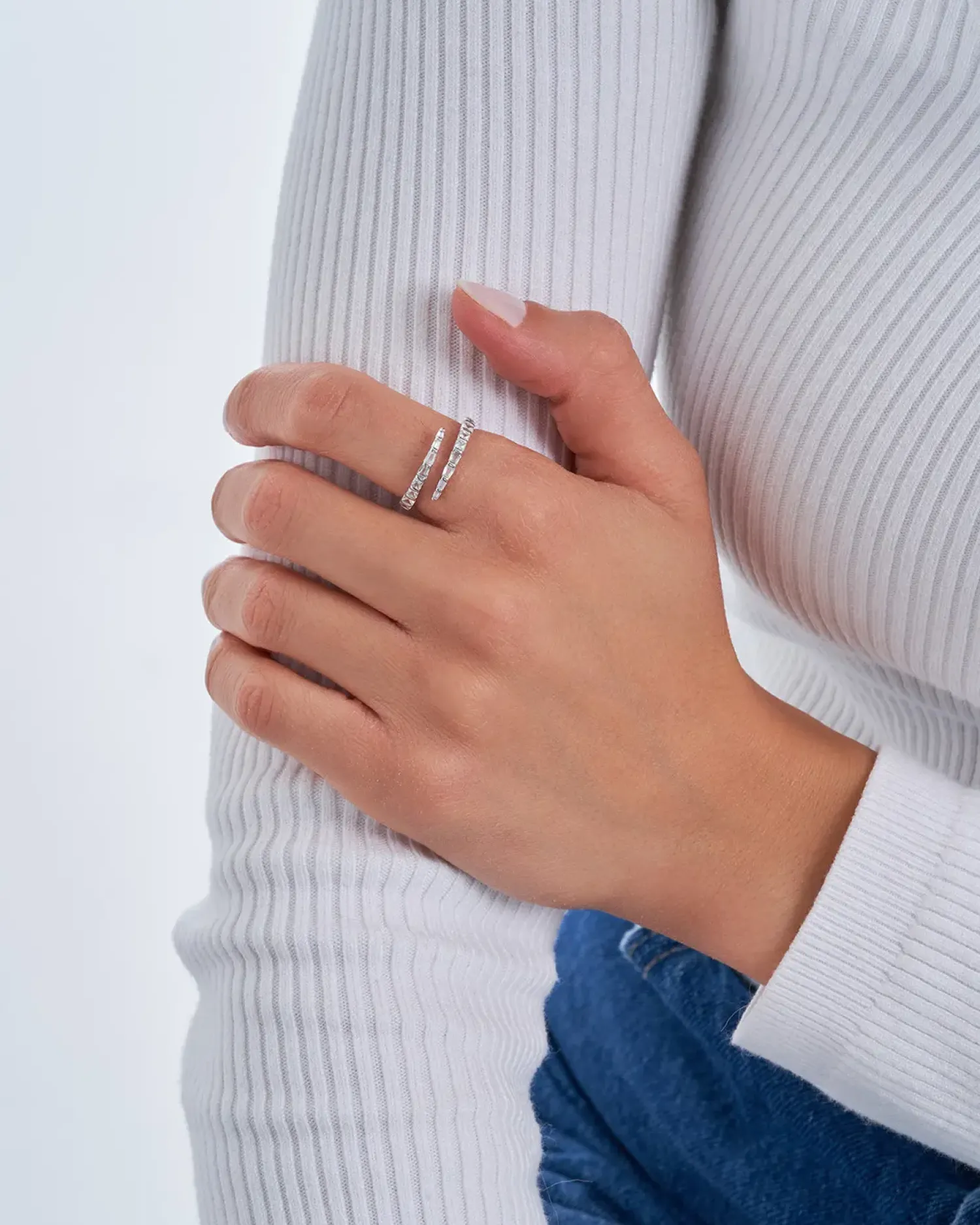 Bijou Brigitte Ringe 925Er Silber|Basics>Ring - Spark Retangle silber