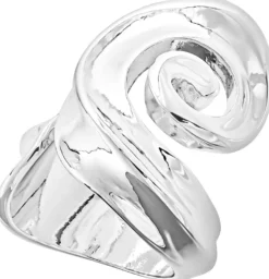 Bijou Brigitte Statement-Ringe|Maritimer Schmuck>Ring - Spiral Shell silber