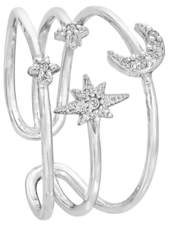 Bijou Brigitte Ringe Mit Steinen>Ring - Star Look silber