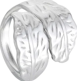 Bijou Brigitte Edelstahlringe|Wasserfester Schmuck>Ring - Steel Leaves silber