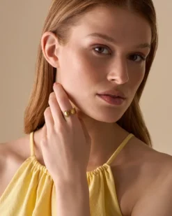 Bijou Brigitte Edelstahlringe|Edelstahlschmuck In Gold>Ring - Steel Sun gold