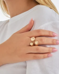 Bijou Brigitte Statement-Ringe|Ringe Gold>Ring - Three Bubbles gold