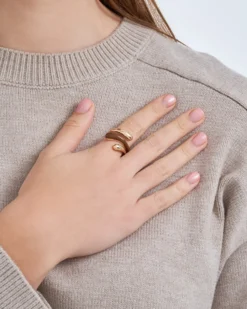 Bijou Brigitte Ringe Gold>Ring - Timeless Brown braun, gold