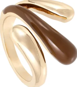 Bijou Brigitte Ringe Gold>Ring - Timeless Brown braun, gold