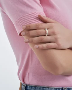 Bijou Brigitte Perlenschmuck>Ring - Timeless Pearls weiß