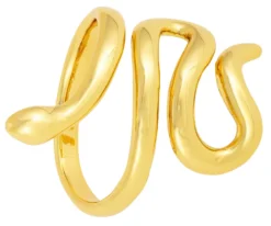 Bijou Brigitte Ringe Gold>Ring - Tiny Snake gold