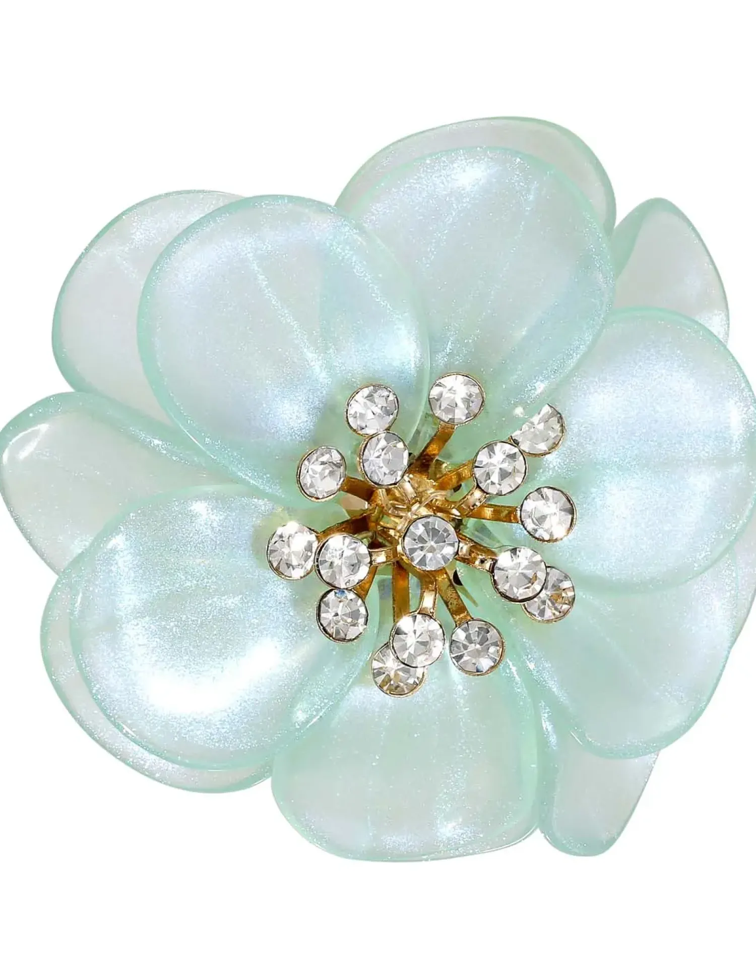 Bijou Brigitte Statement-Ringe|Pastellschmuck>Ring - Transparent Green türkis, grün