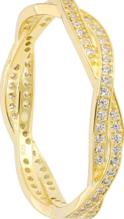 Bijou Brigitte Ringe 925Er Silber|Ringe Gold>Ring - Twisted Classic gold