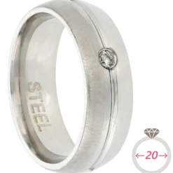 Bijou Brigitte Edelstahlringe|Antragsringe>Ring - Unique 20 silber