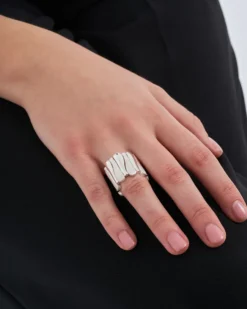 Bijou Brigitte Statement-Ringe>Ring - Unique Minimalist silber