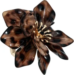 Bijou Brigitte Statement-Ringe|Ringe Gold>Ring - Wild Flower braun, gold