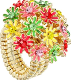 Bijou Brigitte Statement-Ringe|Blumenschmuck>Ring - Wonderful Bouquet mehrfarbig