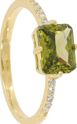 Bijou Brigitte Ringe 925Er Silber|Ringe Mit Steinen>Ring - Wonderful Green gold, grün