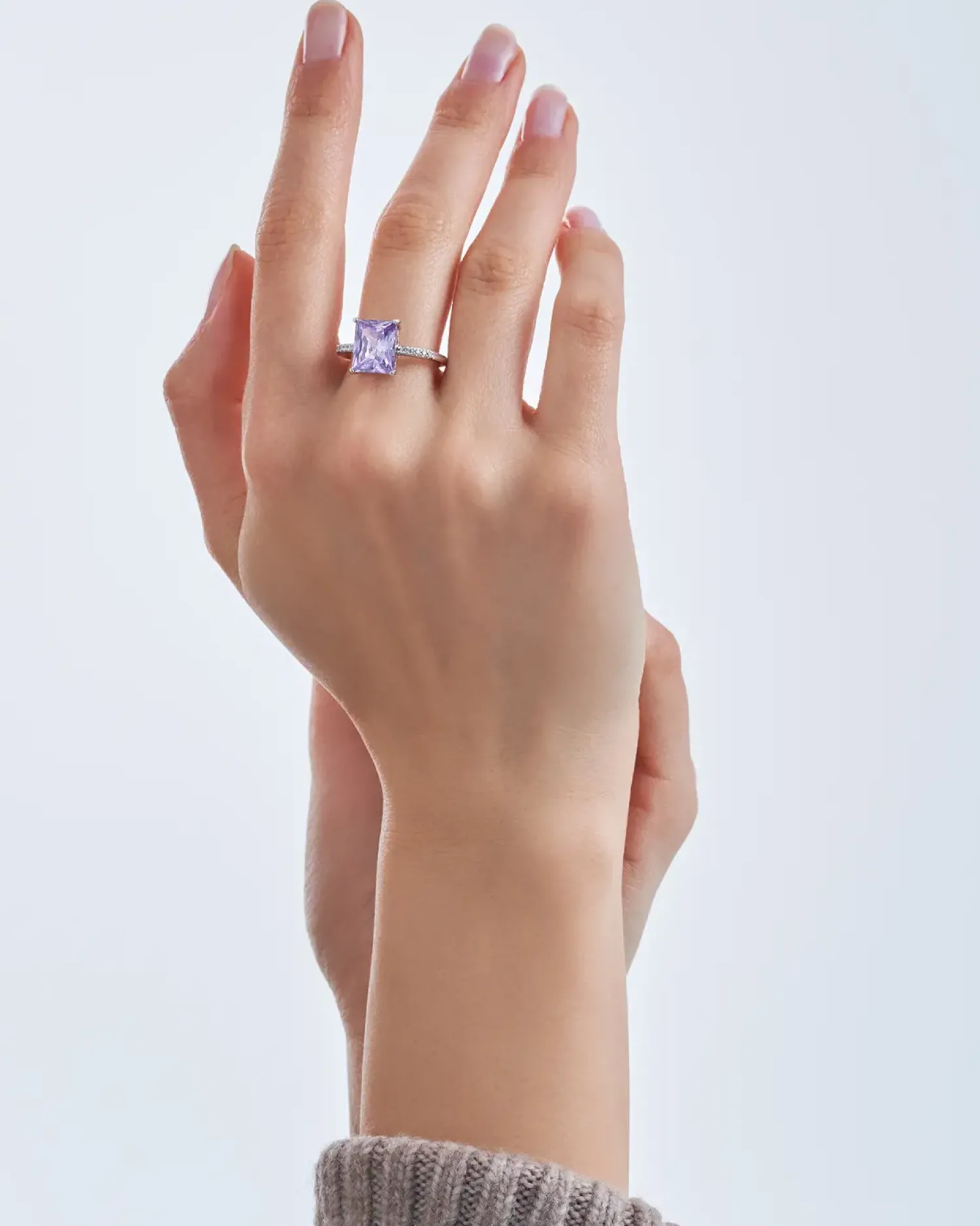 Bijou Brigitte Ringe 925Er Silber|Ringe Mit Steinen>Ring - Wonderful Purple lila, silber