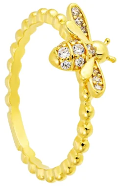 Bijou Brigitte Ringe 925Er Silber|Ringe Gold>Ring - Zirconia Wings gold